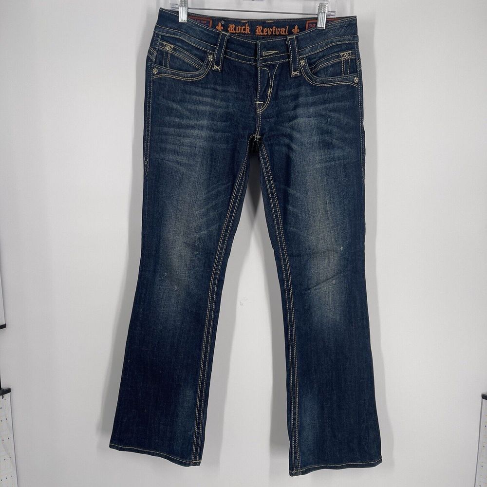 Buckle Rock Revival Ricky Relaxed Straight Jeans Mens Size‎ 28x32 Jessie Y2K
